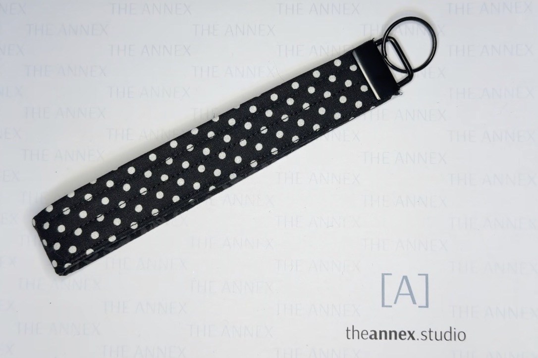 After Midnight Handmade Wristlet Keychain