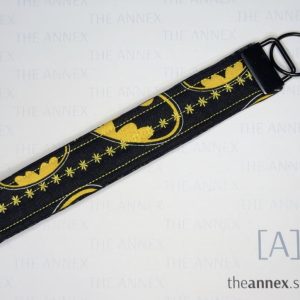 Sunday Funnies Handmade Wristlet Keychain