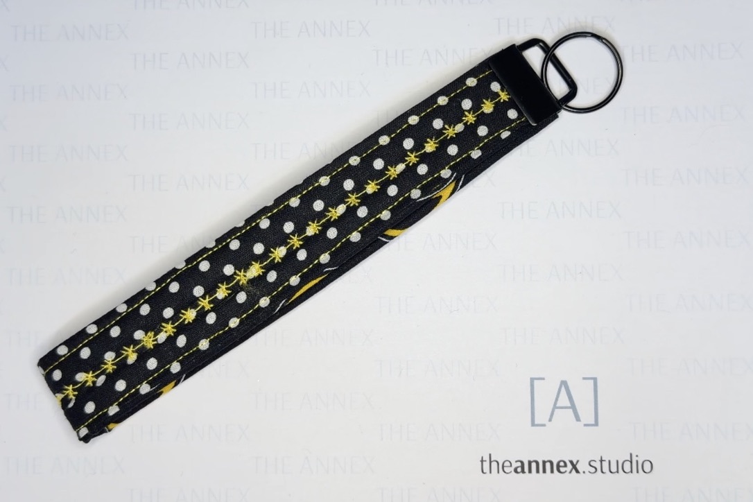 Sunday Funnies Handmade Wristlet Keychain - Image 2
