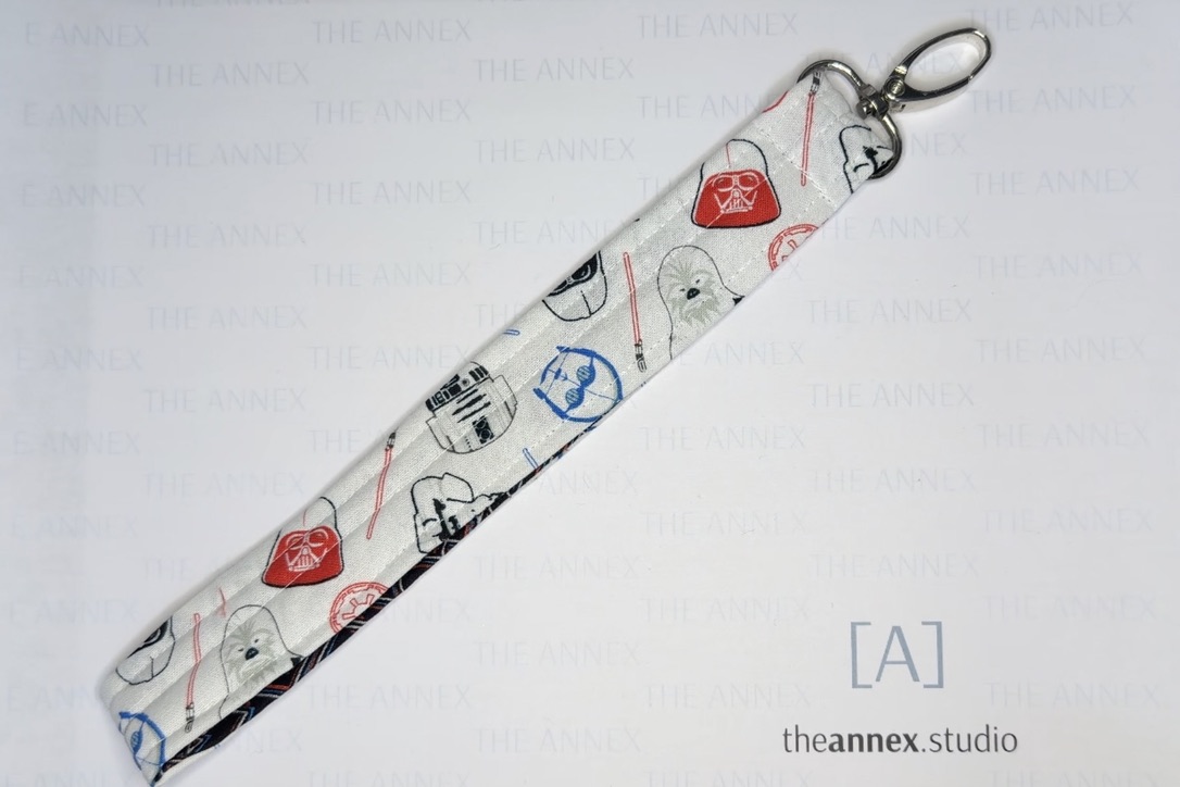 Galactic Friends Clip-On Handmade Wristlet Keychain - Image 2