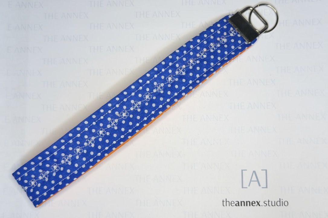 Game Day Handmade Wristlet Keychain