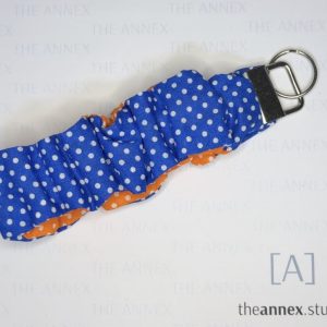 Game Day Scrunchie Handmade Wristlet Keychain