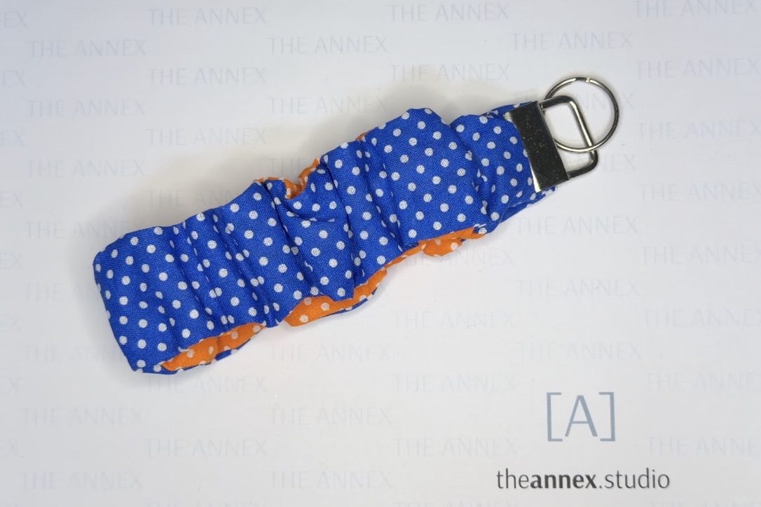 Game Day Scrunchie Handmade Wristlet Keychain