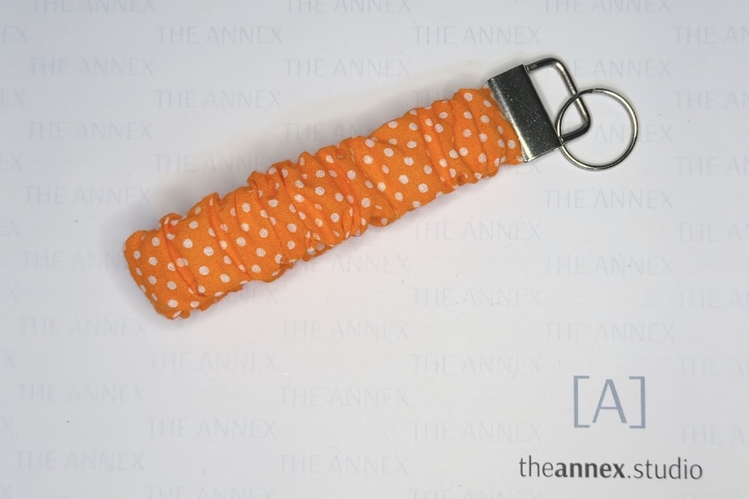 Game Day Scrunchie Handmade Wristlet Keychain - Image 2