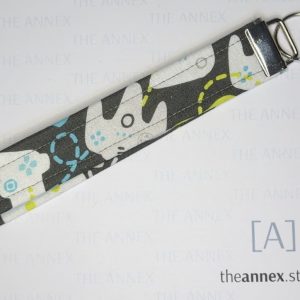 Game On Handmade Wristlet Keychain