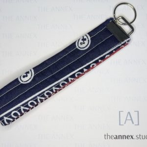 American Spirit Handmade Wristlet Keychain