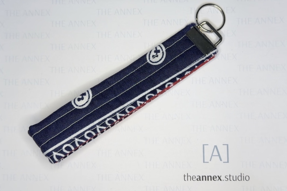 American Spirit Handmade Wristlet Keychain