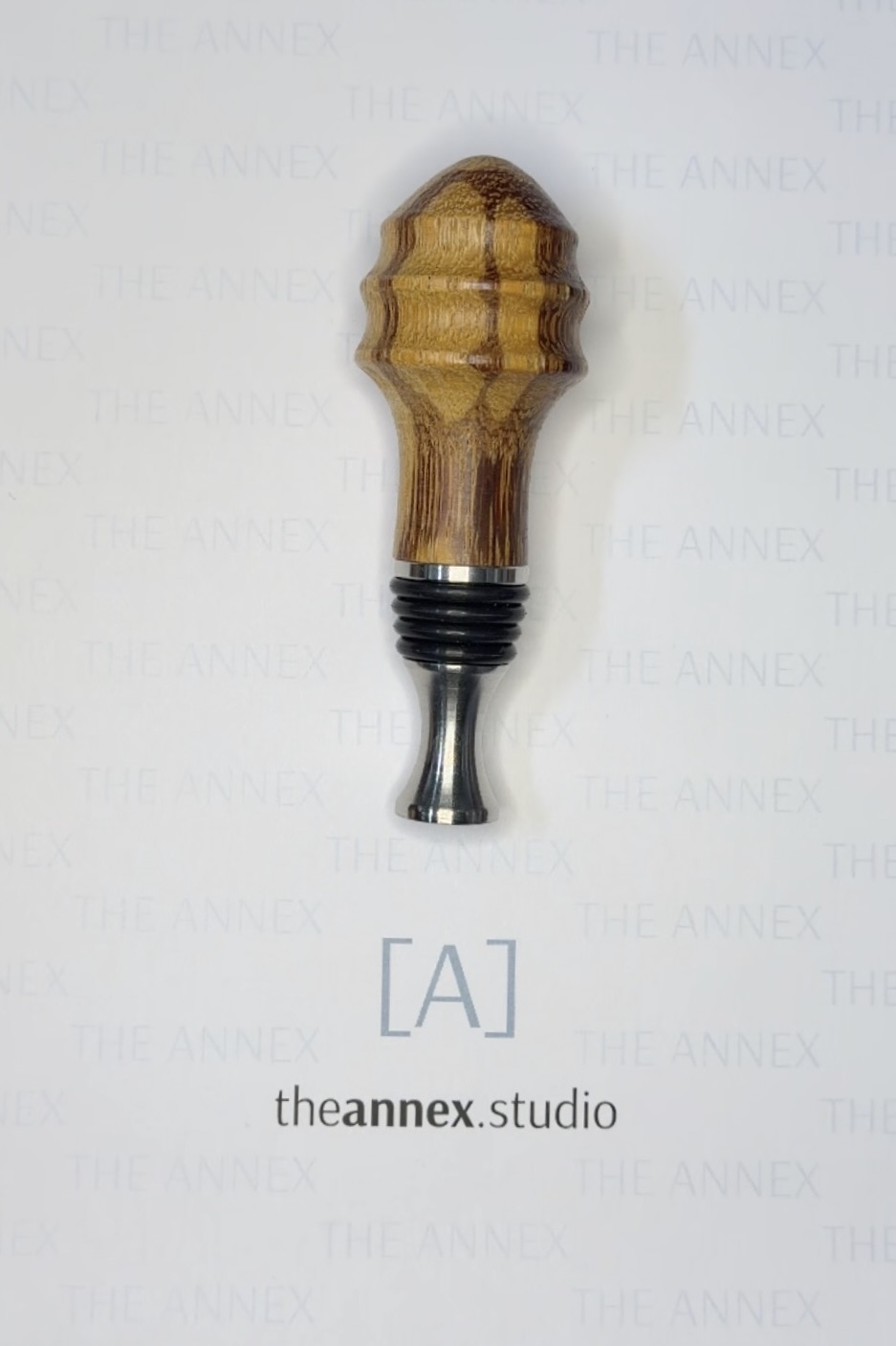 Woodland Acorn Bocote Hand-Turned Bottle Stopper