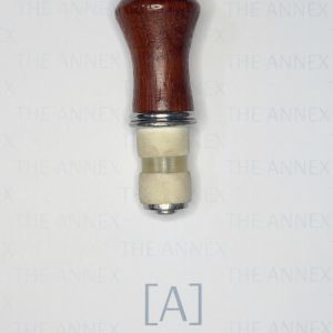 Crimson Point Padauk Hand-Turned Bottle Stopper