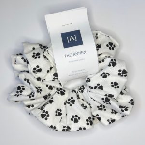 Paw Prints Handmade Scrunchie