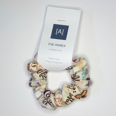 Coffeehouse Handmade Scrunchie - Image 2