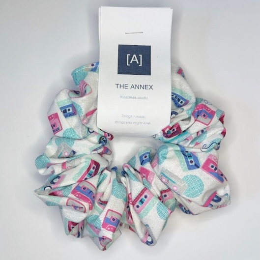 Mix Tape Memories Handmade Scrunchie