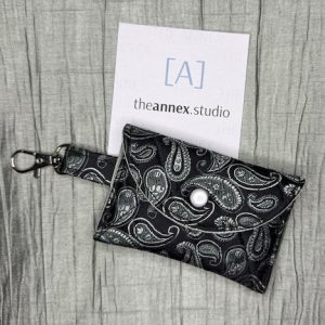 Verdigris Noir Upcycled Silk AirPods Pro Case