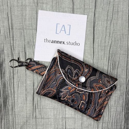 Burnished Sienna Upcycled Silk AirPods Pro Case