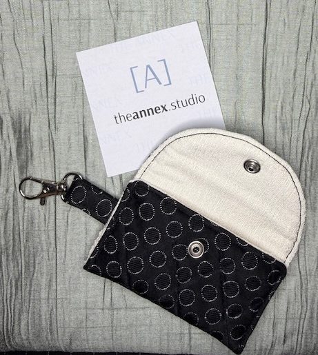 Nocturne Medallion Upcycled Silk AirPods Pro Case - Image 3